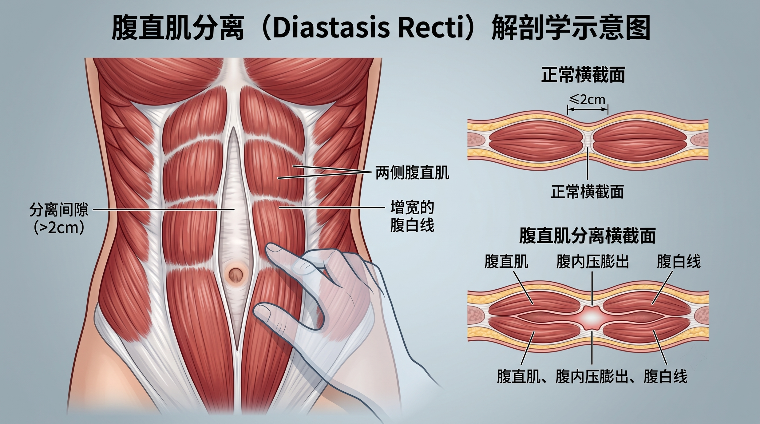 腹直肌分离